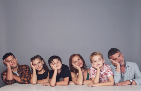 Elenco como la vida misma